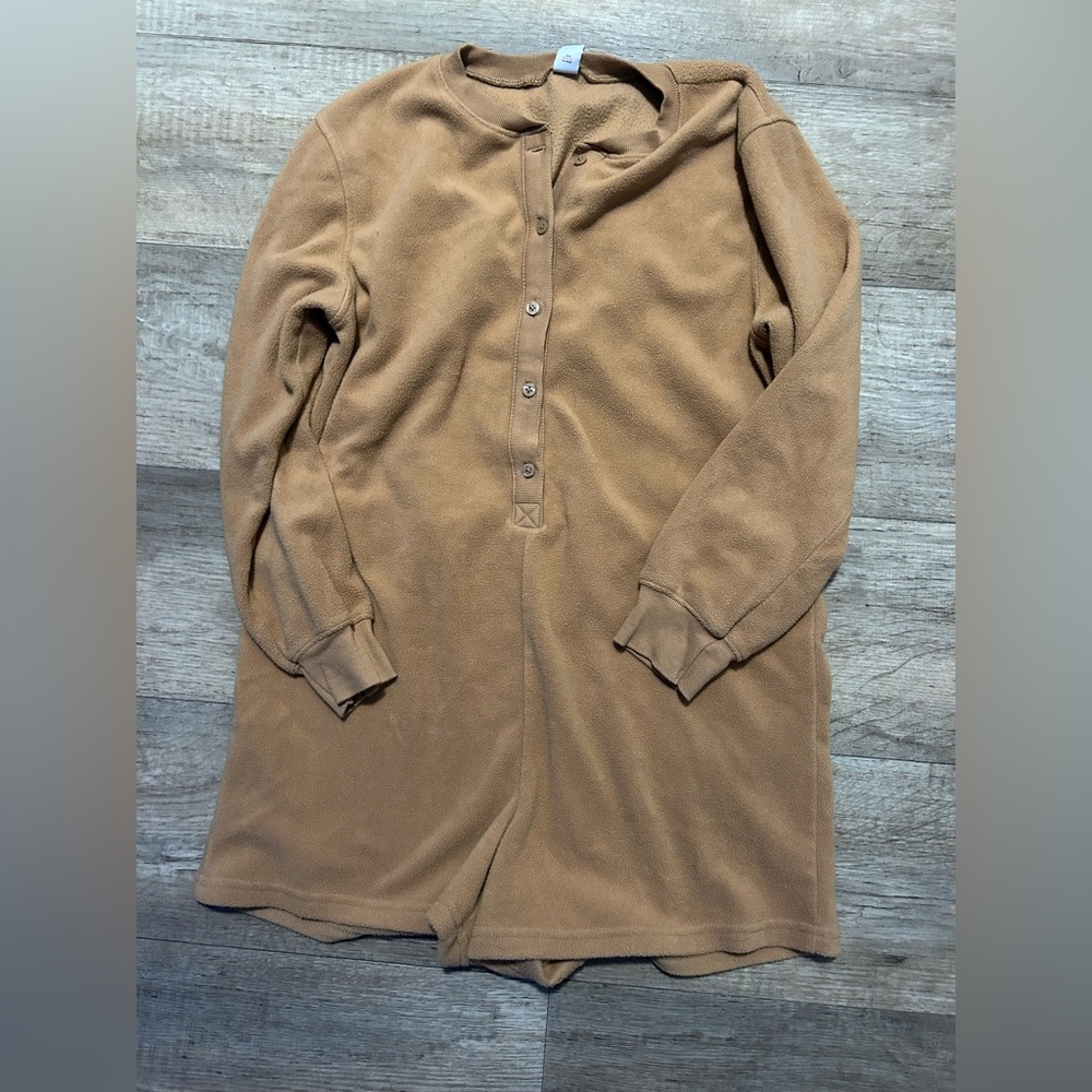 Cozy Fleece Shorts Onesie
